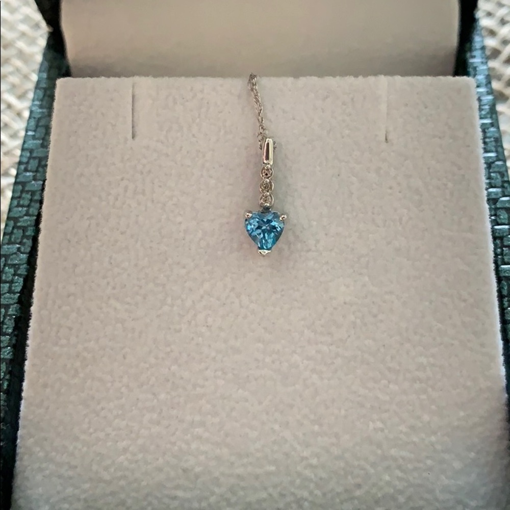 Birth stone necklace- December
